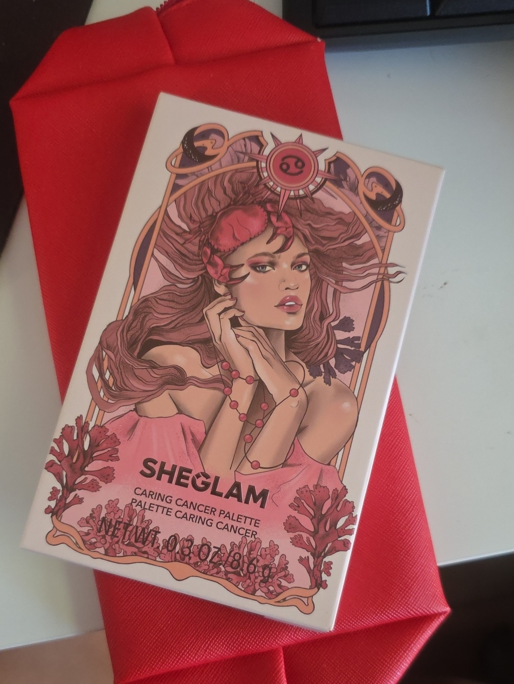 SHEGLAM Caring Cancer Eyeshadow Palette — Makeup Bag Included